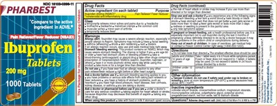 Pharbest Ibuprofen 200 mg Brown Tablet Product Label (Pharbest Ibuprofen 200 mg Brown Tablet Product Label)
